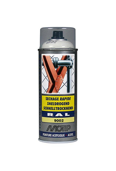 Motip 1051646 - ind. RAL 9002 Grauweiß Spraydose 400 ml | 1 Stk