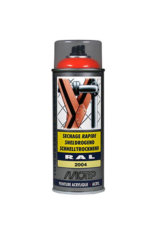 Motip 1051612 - ind. RAL 2004 Leuchtorange Spraydose 400 ml | 1 Stk