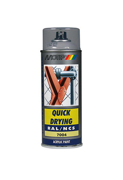 Motip 1051620 - ind. RAL 7004 Signalgrau Spraydose 400 ml | 1 Stk
