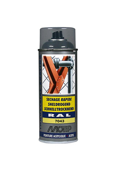 Motip 1051631 - ind. RAL 7043 Verkehrsgrau Spraydose 400 ml | 1 Stk