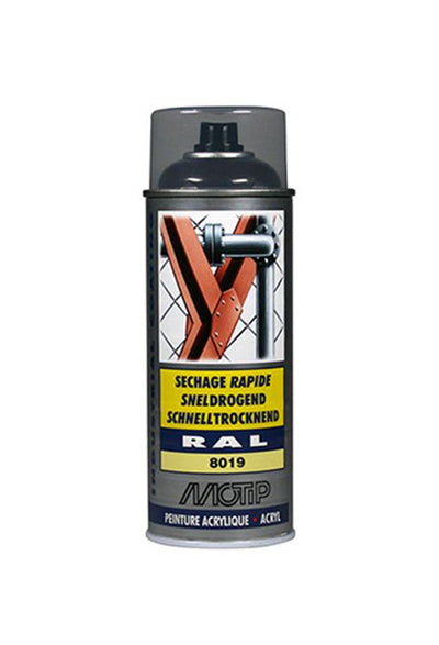 Motip 1051639 - ind. RAL 8019 Graubraun Spraydose 400 ml | 1 Stk