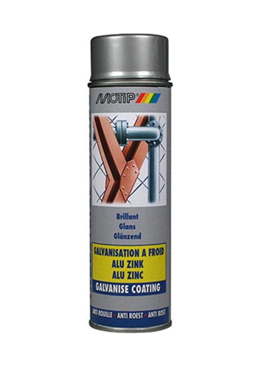 Motip 1051751 – Aluminium-Zink-Sprühspray 500 ml | 1 Stk
