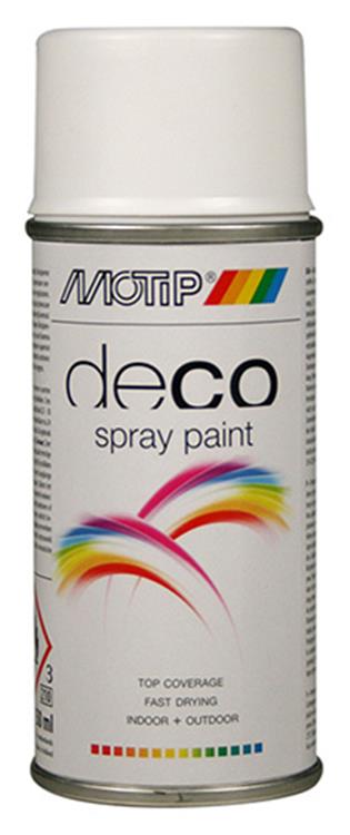 Motip 1051844 - sp. Seidenglanz RAL 9010 Spraydose 150 ml | 1 Stk