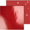 Vivi Gade Designpapier, Blatt 30,5 x 30,5 cm, 120+128 g, rot, 2 Blatt 1 Box