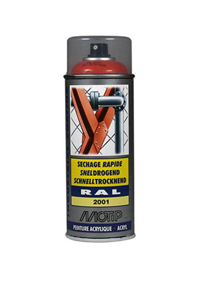 Motip 1051670 - ind. Ral 2001 Orange-Rot Spraydose 400 ml | 1 Stk