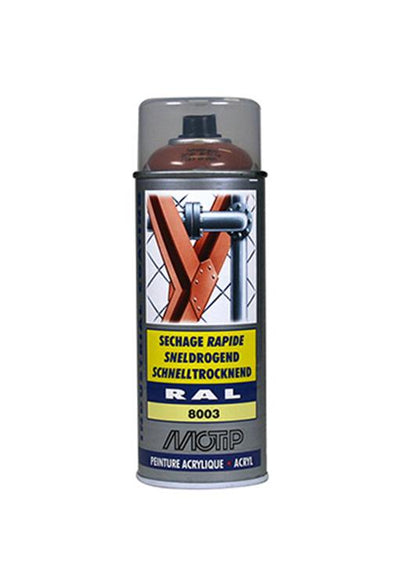Motip 1051733 - ind. RAL 8003 Lehmbraun Spraydose 400 ml | 1 Stk