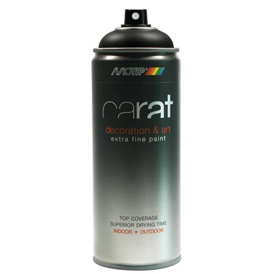 Motip 1032365 - 08028 Karat Verkehrsschwarz matt400 ml | 1 Stk