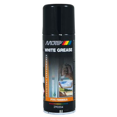 Motip 1051594 – weiße Fettspraydose 200 ml | 1 Stk