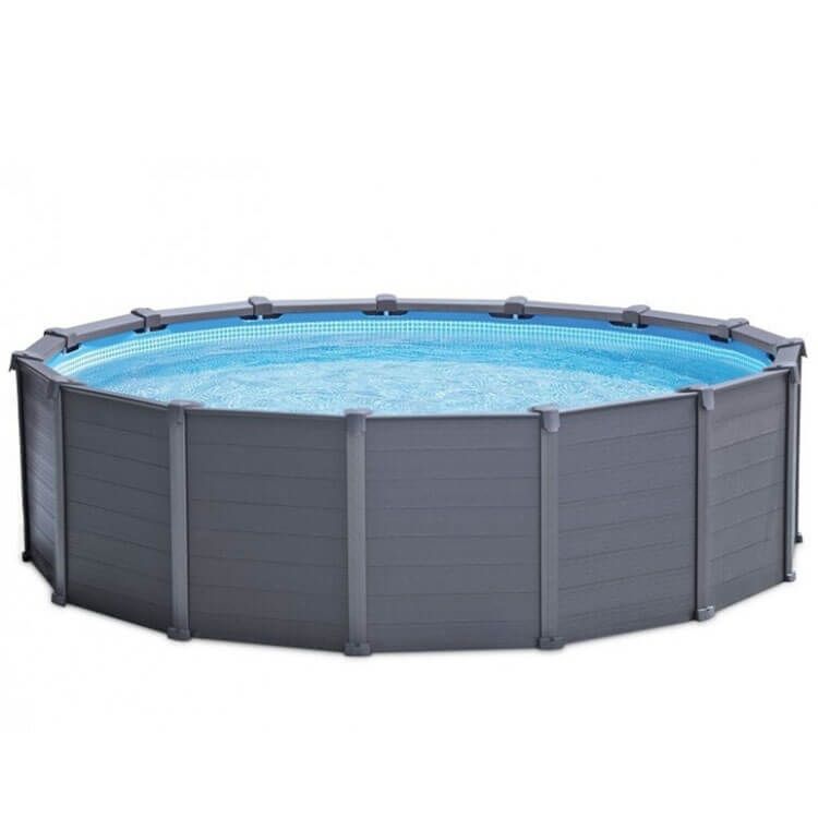 Intex Graphit Panel Swimmingpool 478 x 124 cm