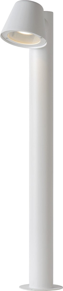 Lucide Dingo-LED - Sockellampe - LED dimmbar - GU10 - 1x5W 3000K - IP44 - Weiß