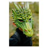 Tolle grüne Drachenmaske - afbeelding 4