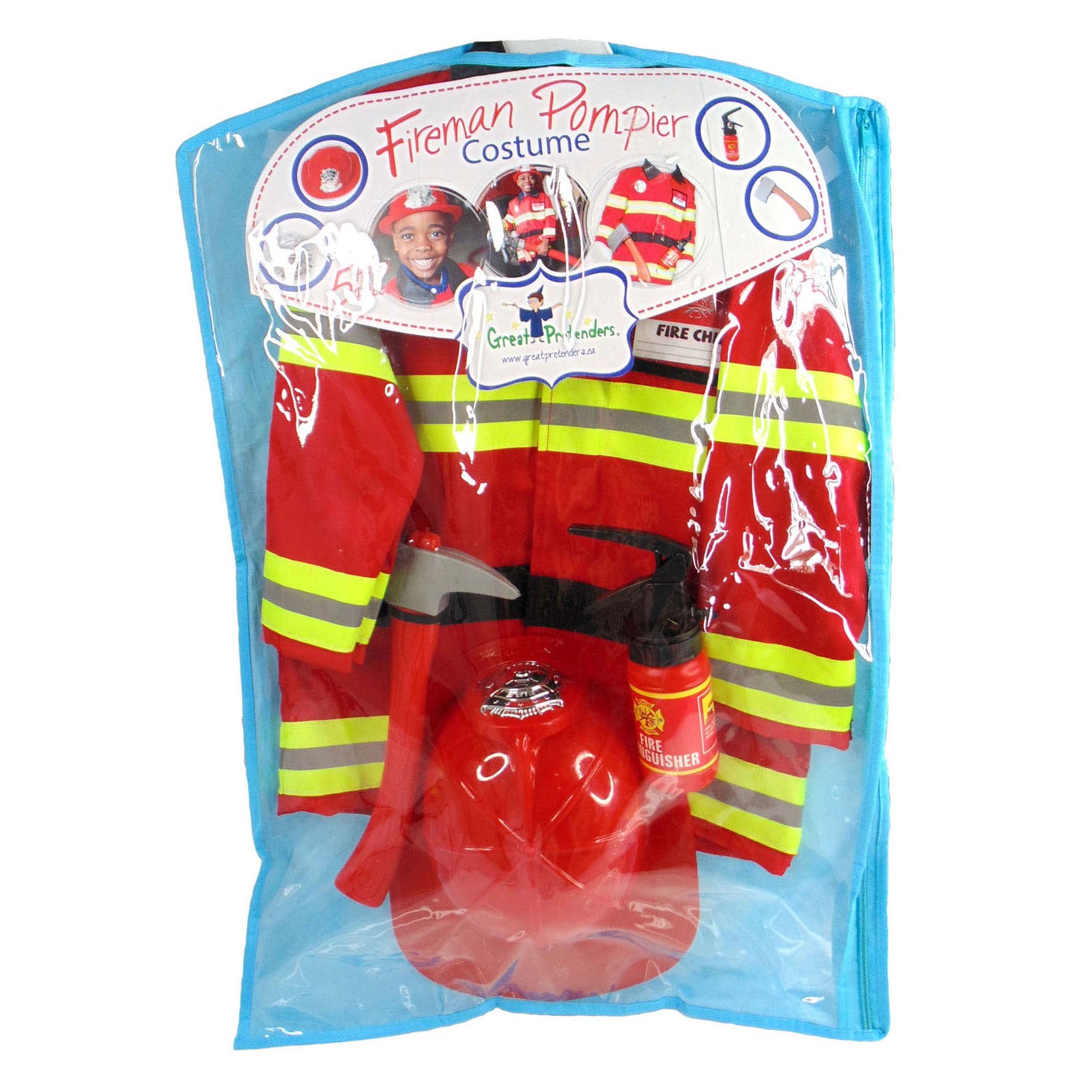 Tolles Feuerwehr-Kostümset für 3–4 Jahre