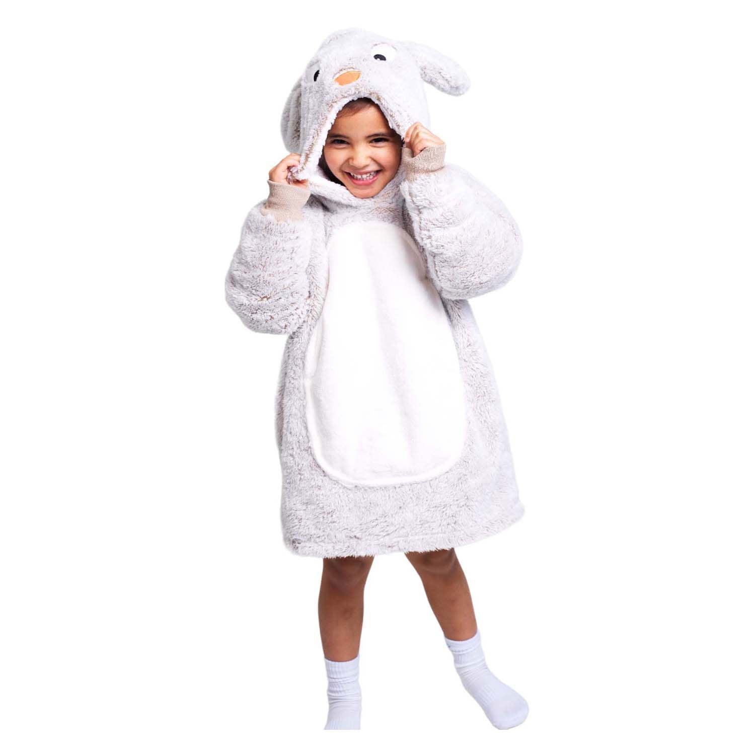 Noxxiez Kuscheltier Hoodie kleiner Pullover Hase, 3-6 Jahre