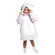 Noxxiez Kuscheltier Hoodie kleiner Pullover Hase, 3-6 Jahre