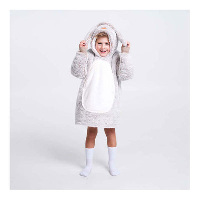 Noxxiez Kuscheltier Hoodie kleiner Pullover Hase, 3-6 Jahre