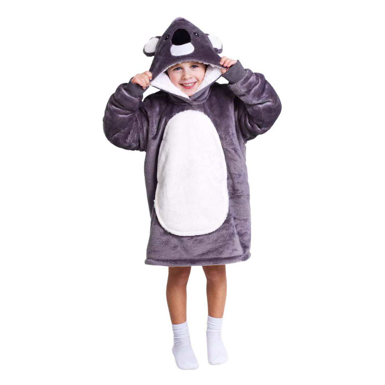 Noxxiez kuscheliger Hoodie kleiner Pullover Koala, 3-6 Jahre