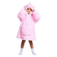Noxxiez kuscheliger Hoodie kleiner Pullover Einhorn, 3-6 Jahre