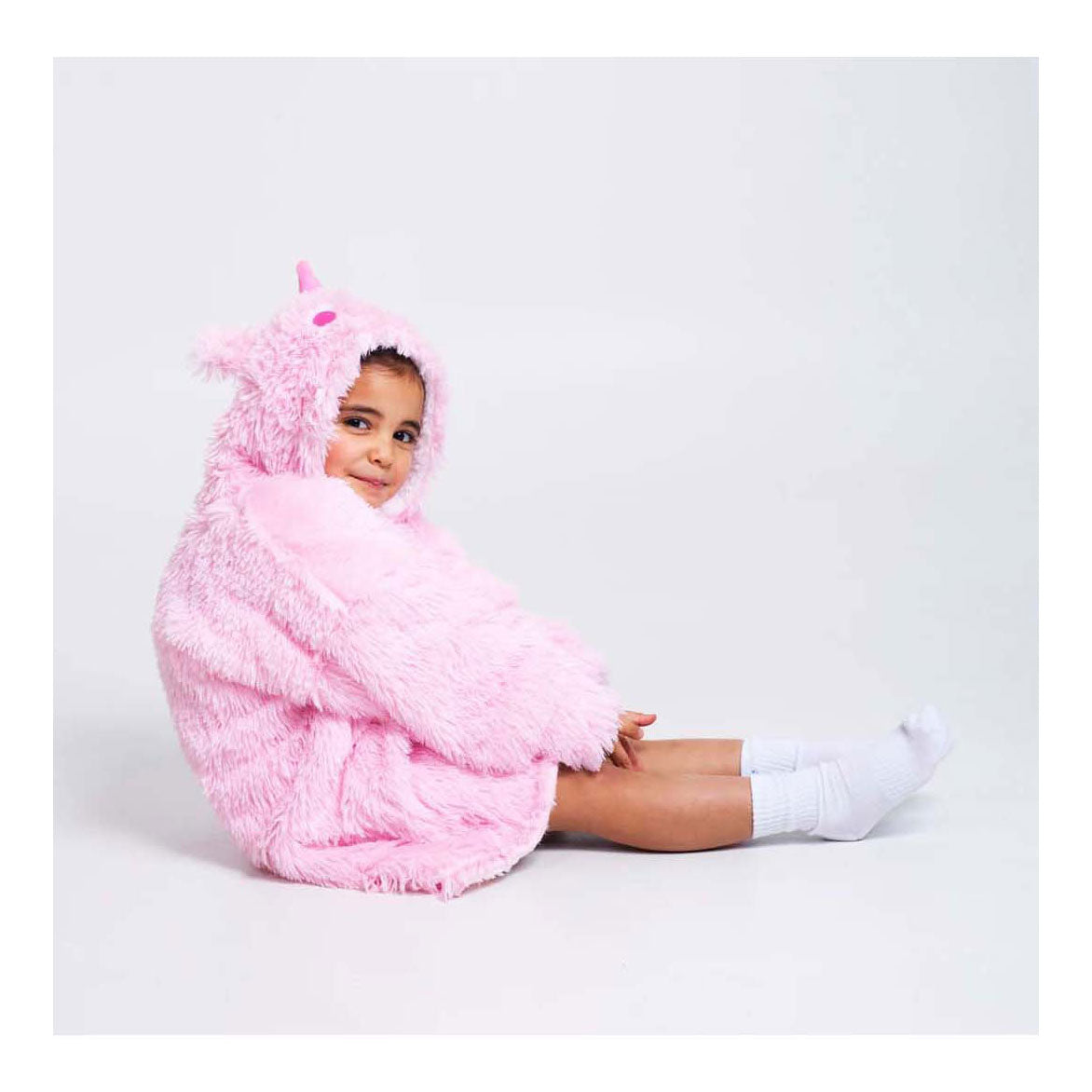 Noxxiez kuscheliger Hoodie kleiner Pullover Einhorn, 3-6 Jahre
