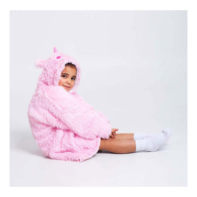Noxxiez kuscheliger Hoodie kleiner Pullover Einhorn, 3-6 Jahre
