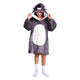 Noxxiez kuscheliger Kapuzenpullover mittlerer Pullover Koala, Kinder bis 160cm