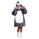 Noxxiez kuscheliger Hoodie kleiner Pullover Pinguin, 3-6 Jahre
