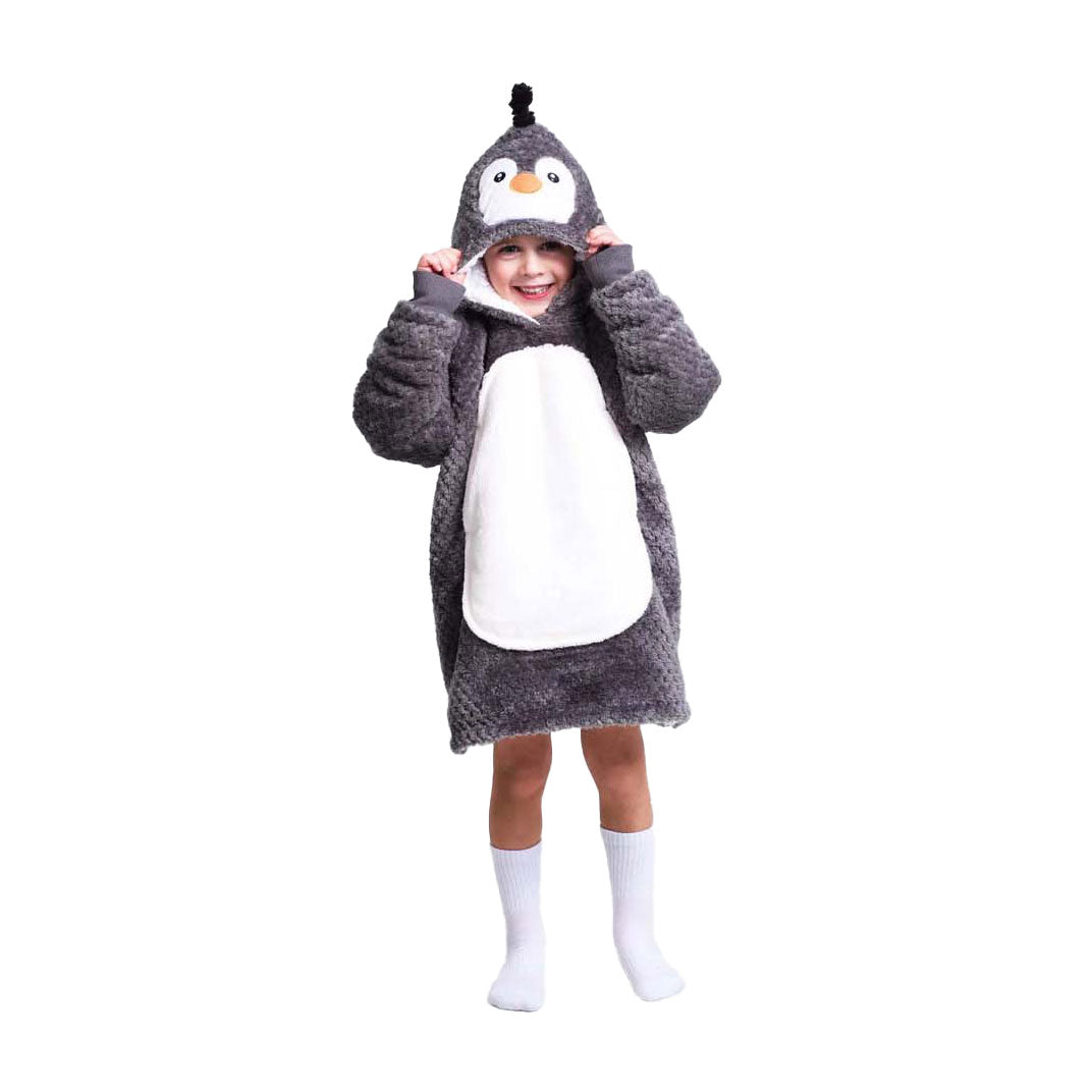 Noxxiez kuscheliger Hoodie kleiner Pullover Pinguin, 3-6 Jahre