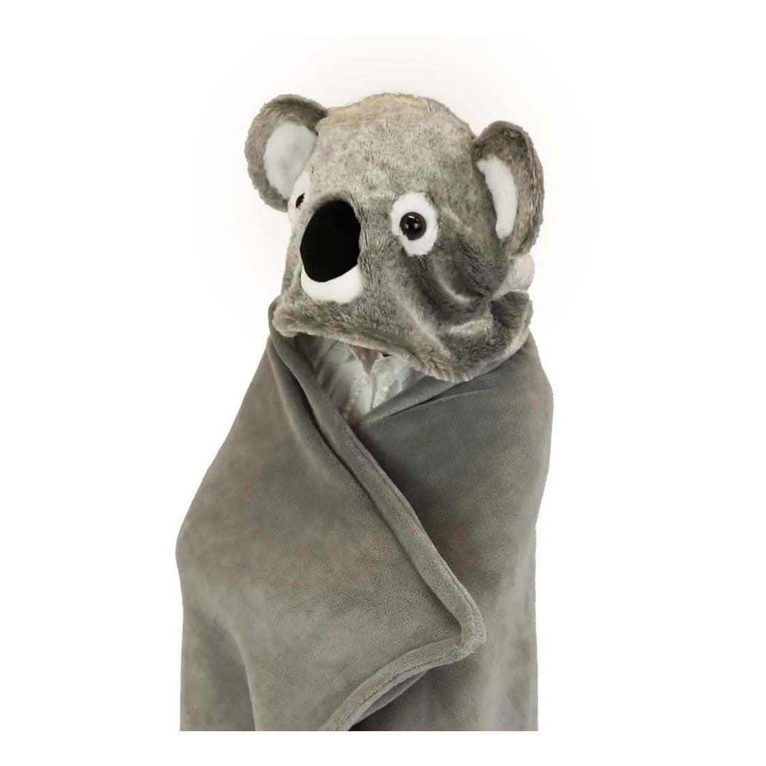 Noxxiez Kuscheldecke mit Kapuze Koala, 130x100cm