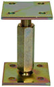 1056487 - Pfostenhalter höhenverstellbar 90 x 90 Höhe 100 - 170 mm | 2 Stk