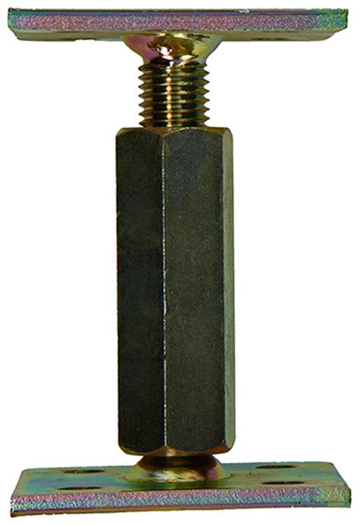 1056487 - Pfostenhalter höhenverstellbar 90 x 90 Höhe 100 - 170 mm | 2 Stk