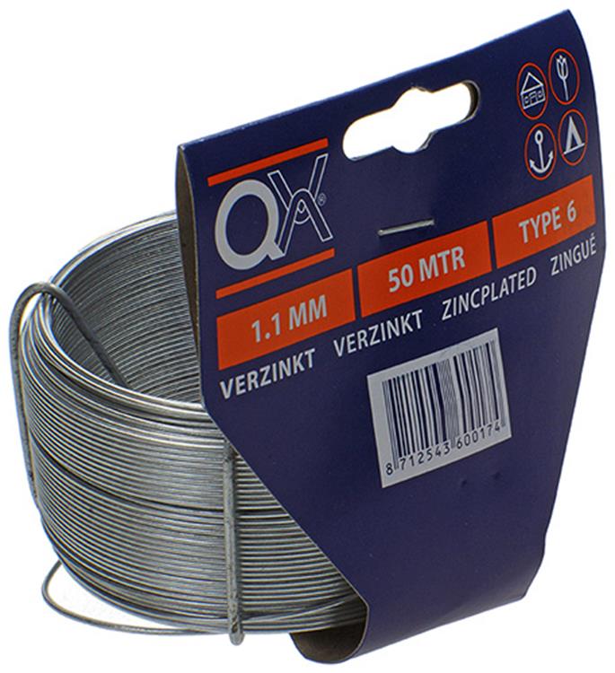 Qx 1013366 – Bindedraht plattiert 1,1 mm Nr. 6 | 5 Stück