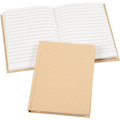Creativ Firmennotizbuch, A6, Blatt 105x148 mm, 60 g, braun, 1 Stück
