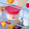 Pyrex-Glasmessbecher mit Deckel 1l