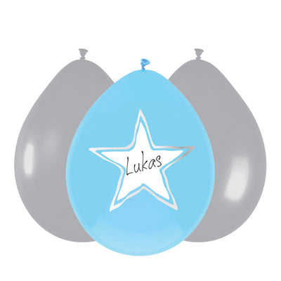Ballons Baby Boy, 6st.
