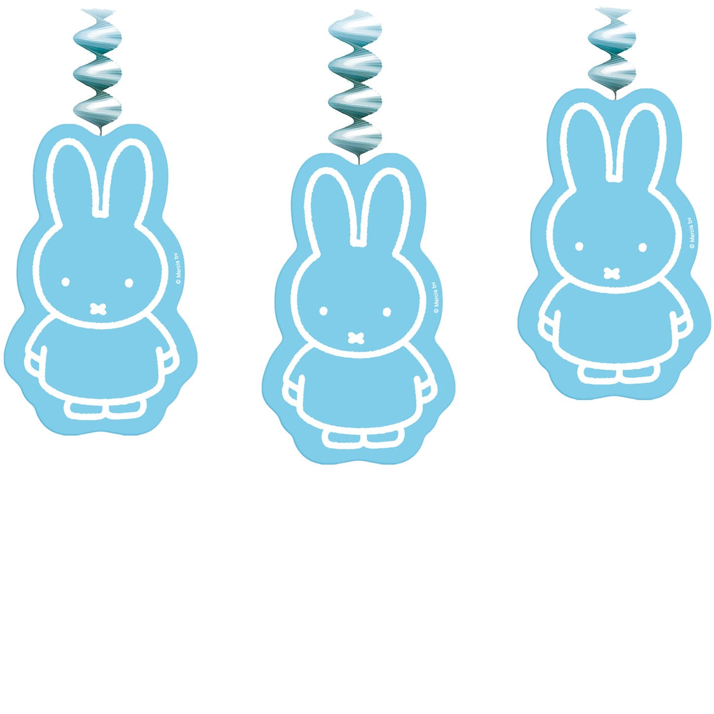 Hanging Decoration Miffy Blue, 3..