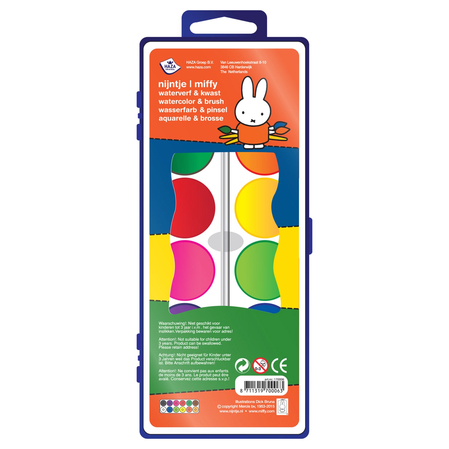 Aquarellpalet Miffy