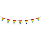 Haza Witbaard Flag -Linie Regenbogen, 10mtr. - afbeelding 2