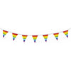 Haza Witbaard Flag -Linie Regenbogen, 10mtr.