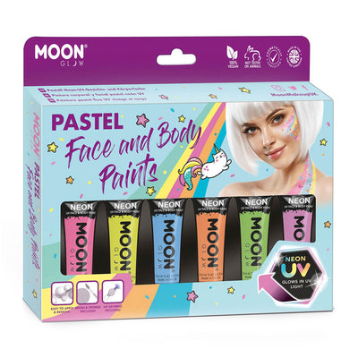 Haza Witbaard Face Body Paint Schminkset Pastell Neon