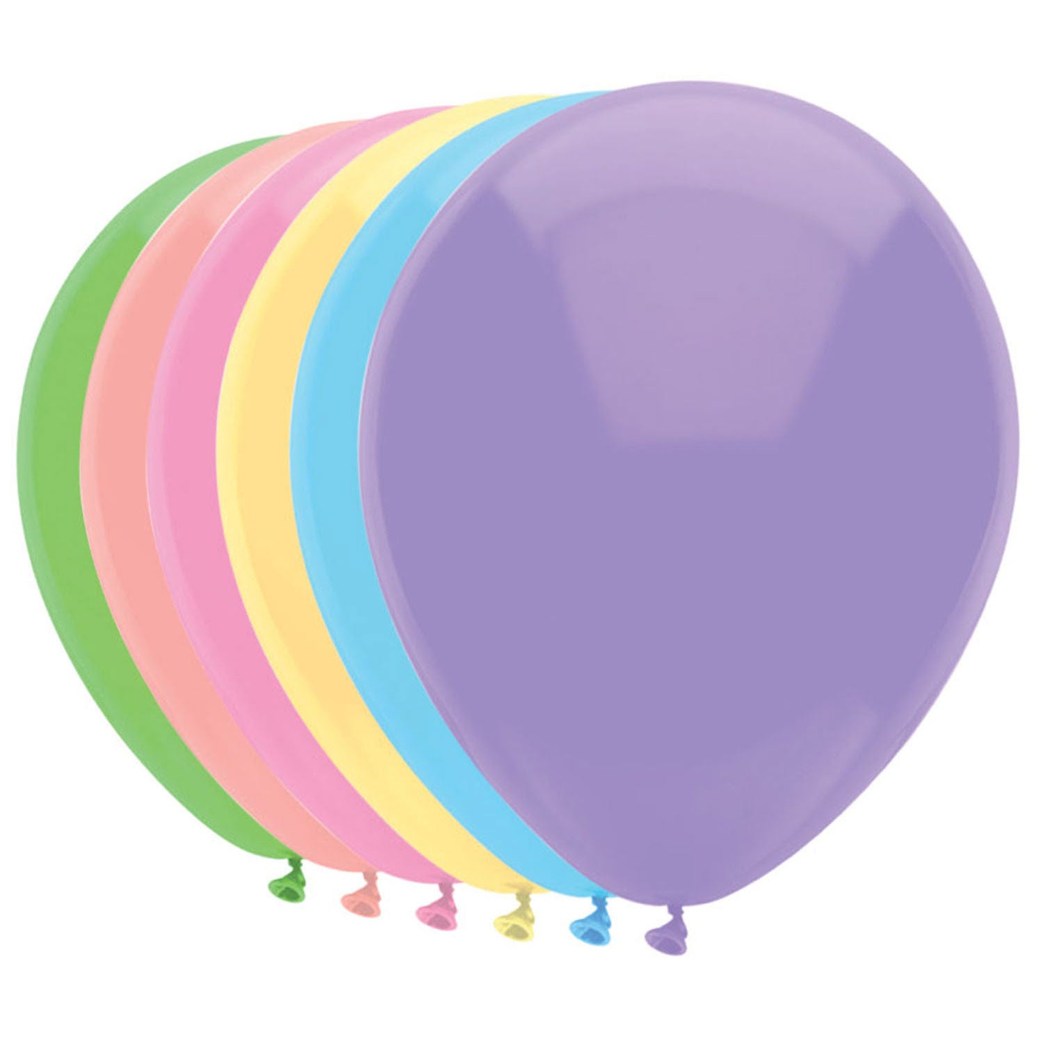 Luftballons Pastell, 10st.