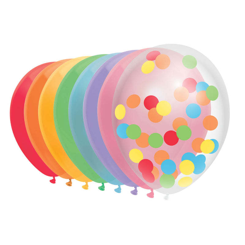 Luftballons Regenboog, 10st.