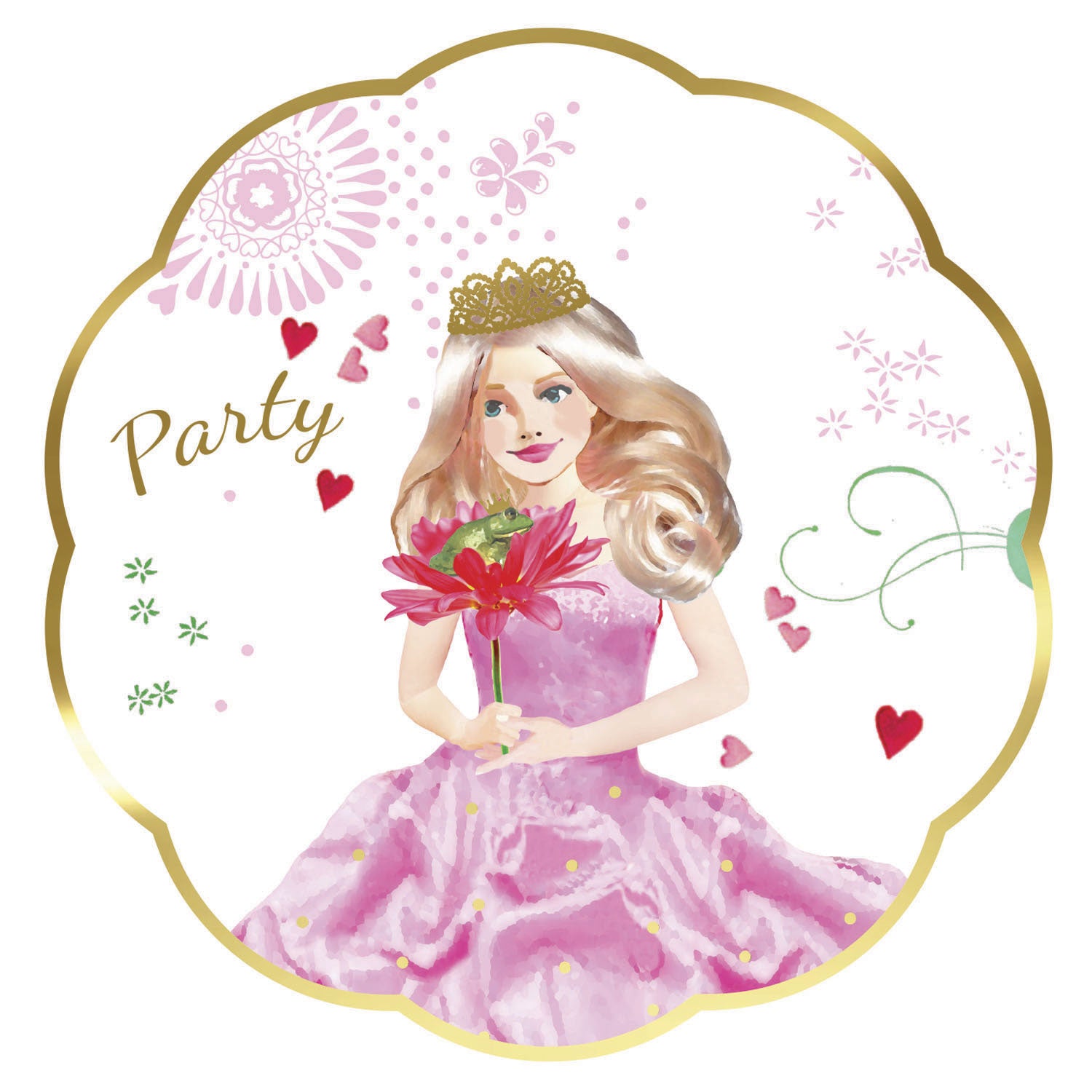 Einladungen Prinzessin, 6st.