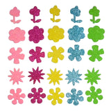 Foamstickers Blumen Glitter, 25st. - afbeelding 2