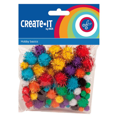 Haza Witbaard Glitter Pompoms, 78.