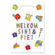 Haza Witbaard Handle Bags Willkommen Sint Piet, 6st
