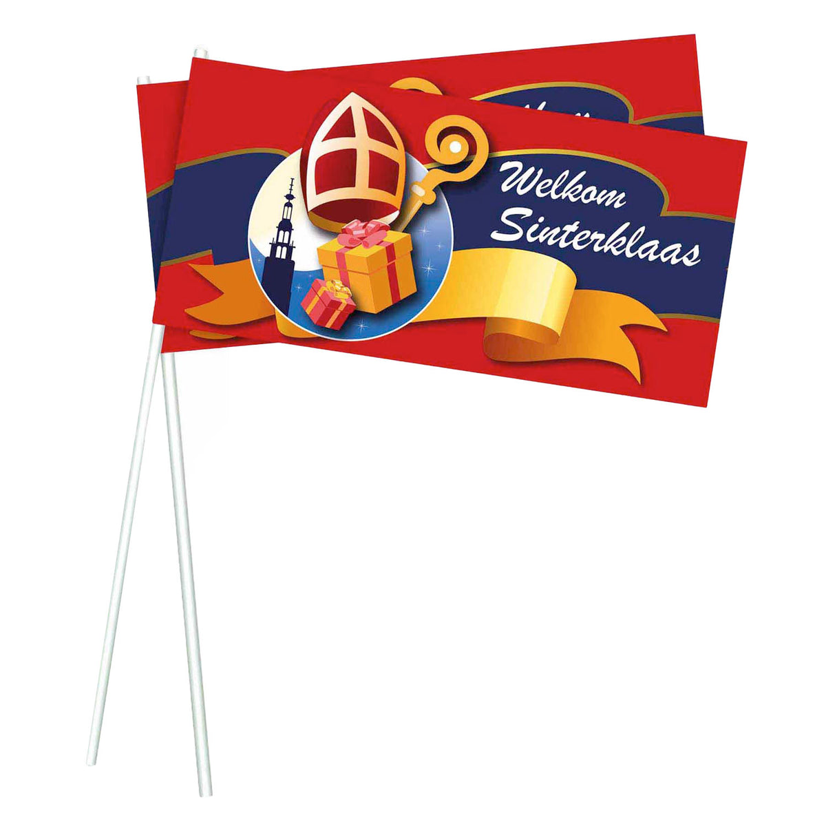 Haza Witbaard wandert Flaggen Sinterklaas, 50st