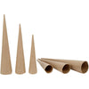 Creativ Company hohe Kegel, H: 20-25-30 cm, T 4-5-6 cm, 3 Stück 1 Box