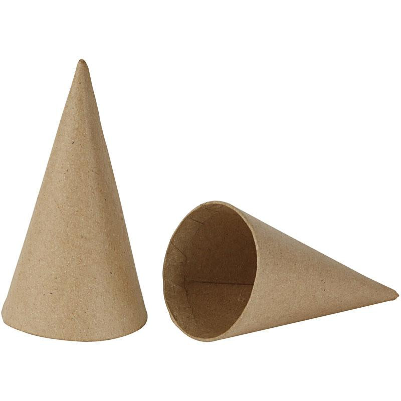 Creativ Company Kegel, H: 14 cm, T 7 cm, 10 Stück, 1 Box