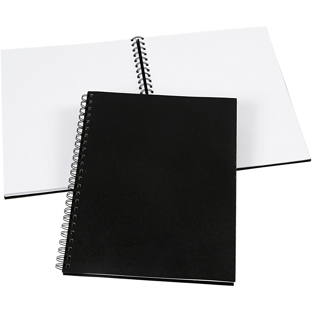Creativ Firmennotizbuch, Größe 23x30,5 cm, 120 g, schwarz, 1 Stück