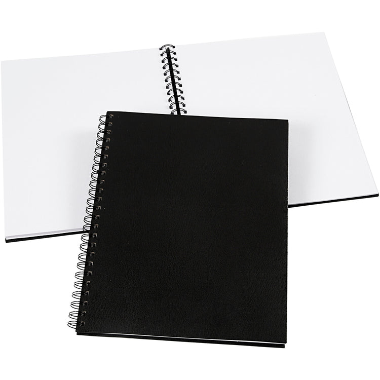 Creativ Firmennotizbuch, Größe 23x30,5 cm, 120 g, schwarz, 1 Stück