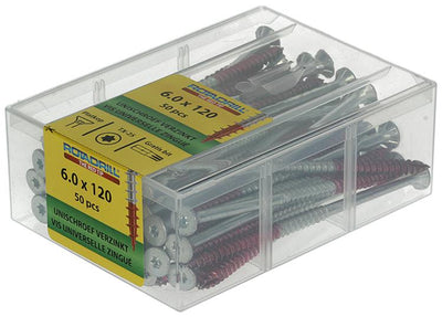 Rotadrill 1040005 - Universalschraube vktx vz 6,0x120mm (50) | 4 Stück